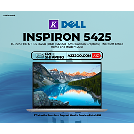 DELL INSPIRON 5425 14-inch FHD NT |R5 5625U | 8GB | 512SSD